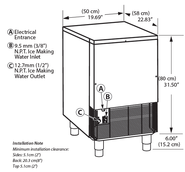 Eiswürfelbereiter USP 0100 - CrystalCraft™