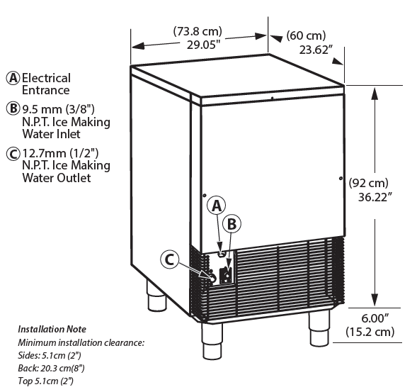 Eiswürfelbereiter USP 0140 - CrystalCraft™